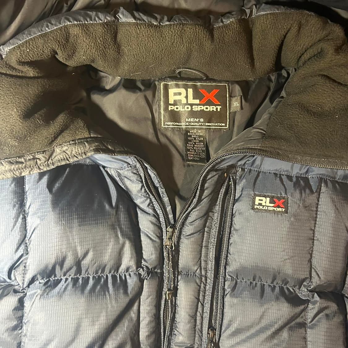 00s RLX 폴로스포츠 다운 패딩 자켓 네이비 상품이미지3