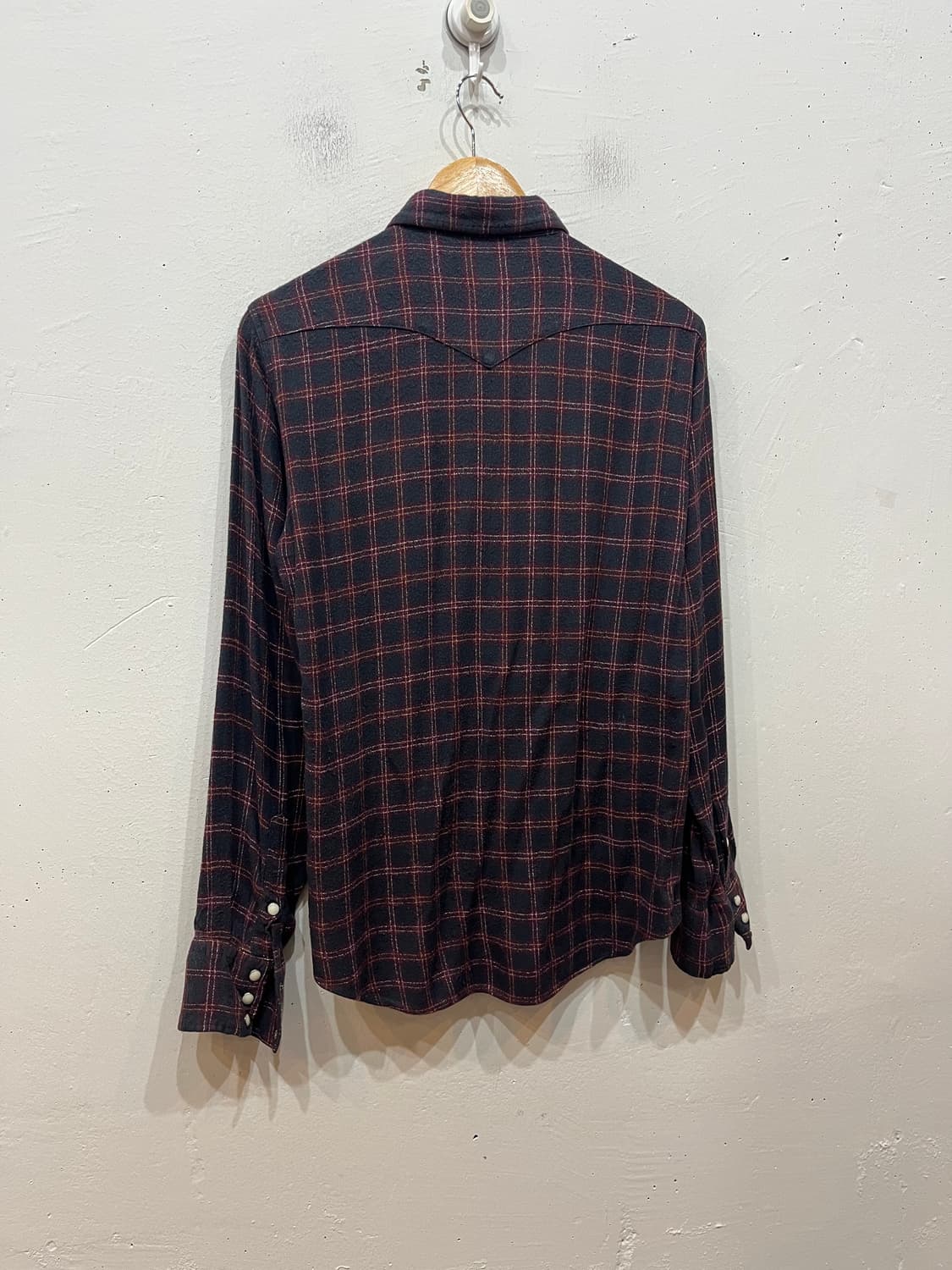 랭글러 웨스턴 플란넬 셔츠 우먼즈 Made in JAPAN  상품이미지4