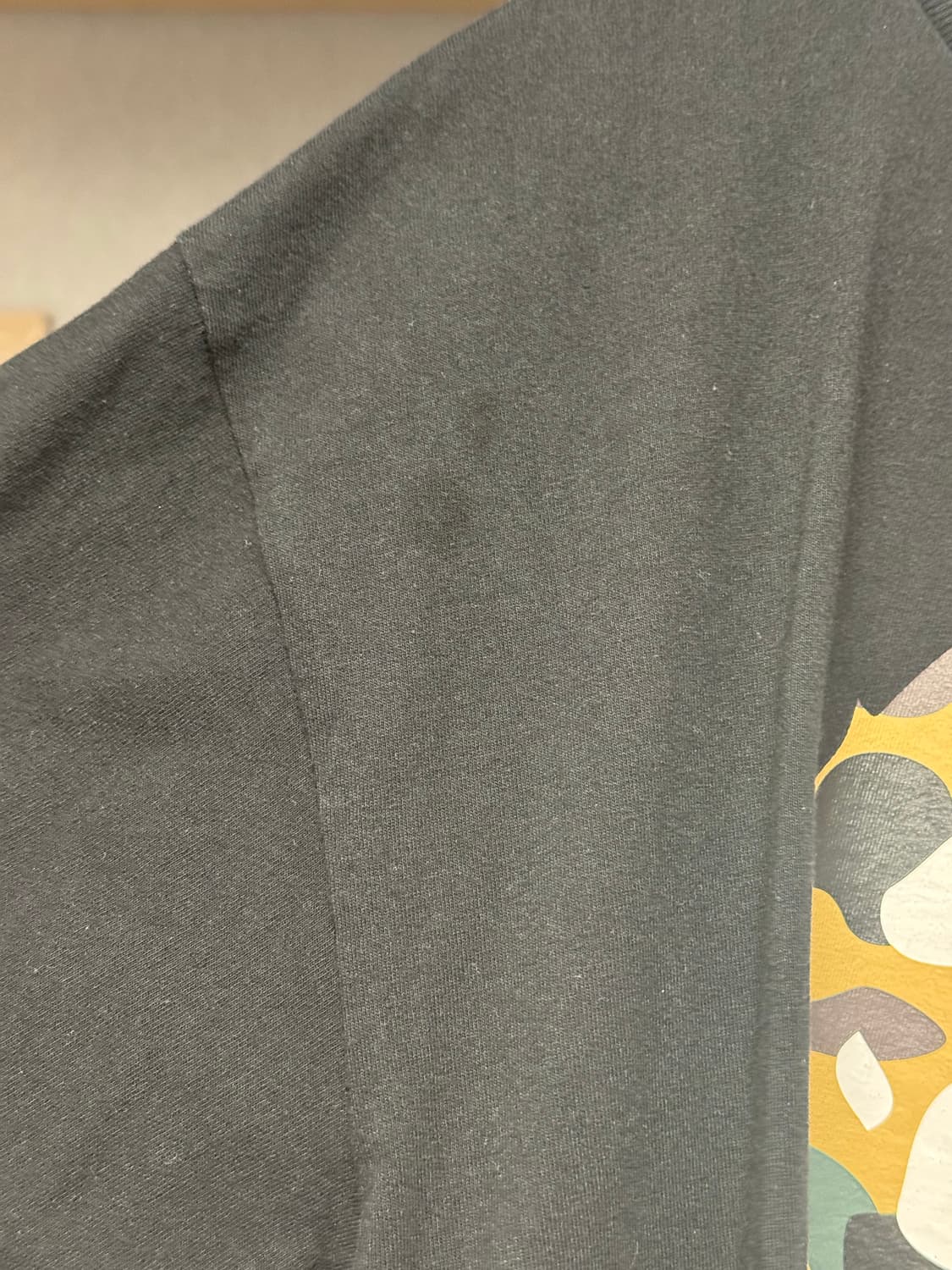 베이프 카모 빅사루 반팔 블랙  xl 상품이미지4