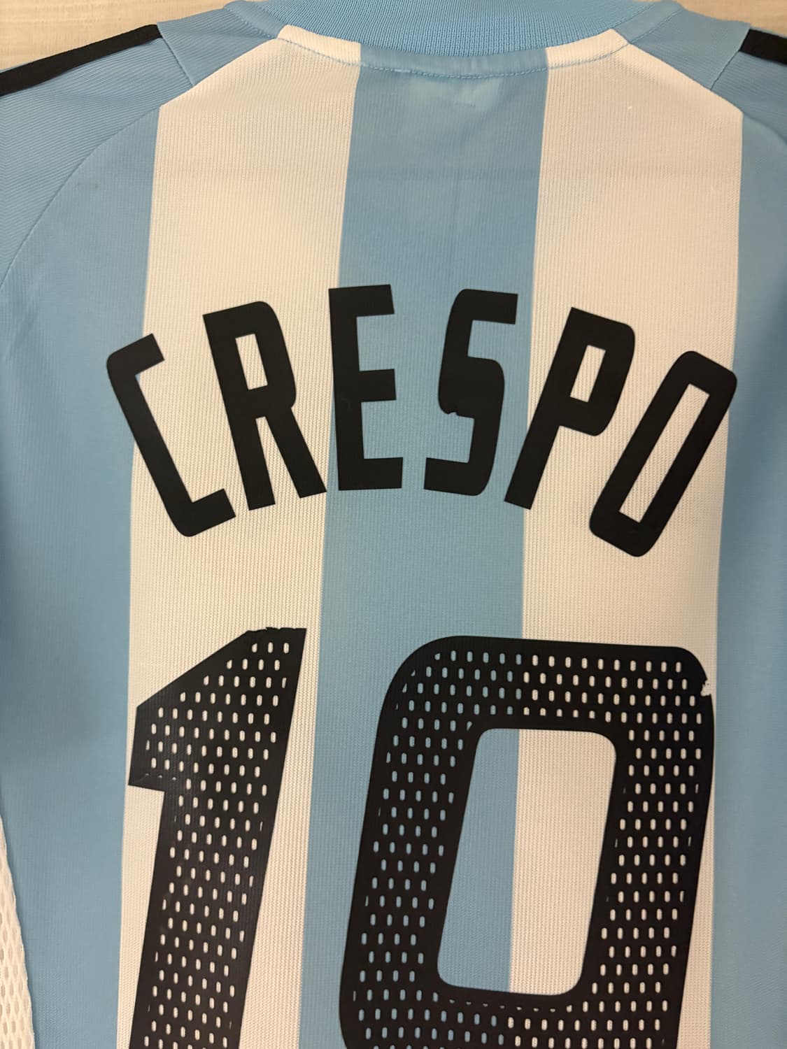 02 아르헨티나 국대 홈 크레스포 유니폼 정품 상품이미지3