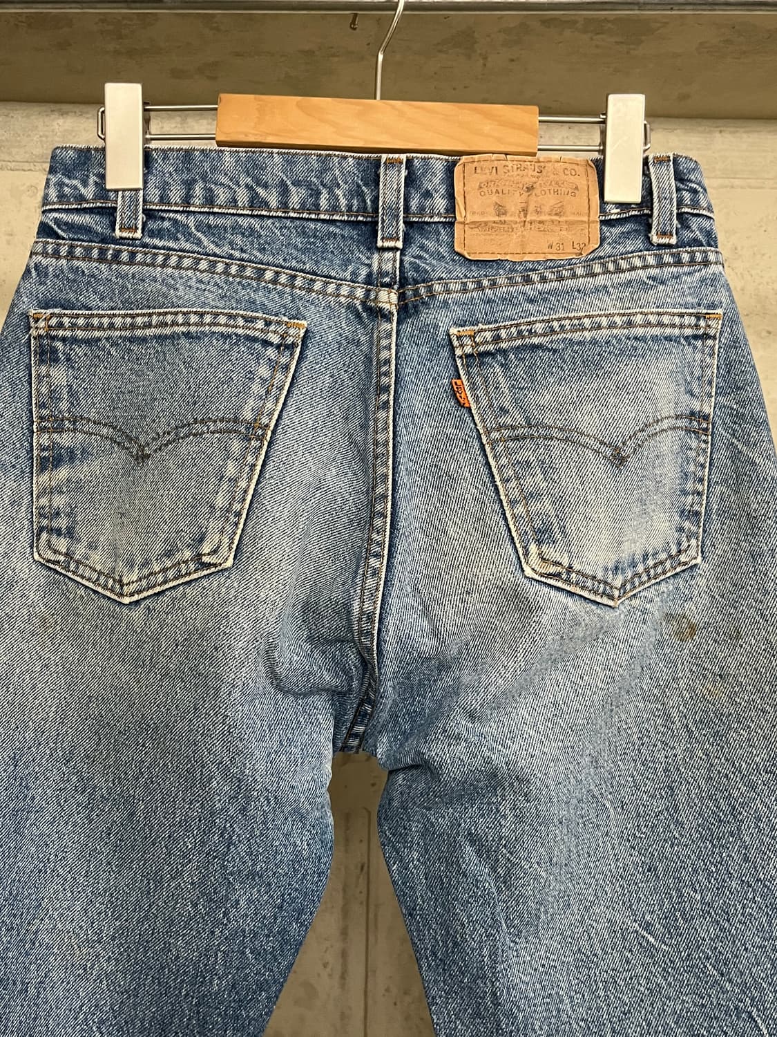 LEVI'S 505 ORANGE DENIM PANTS 상품이미지4