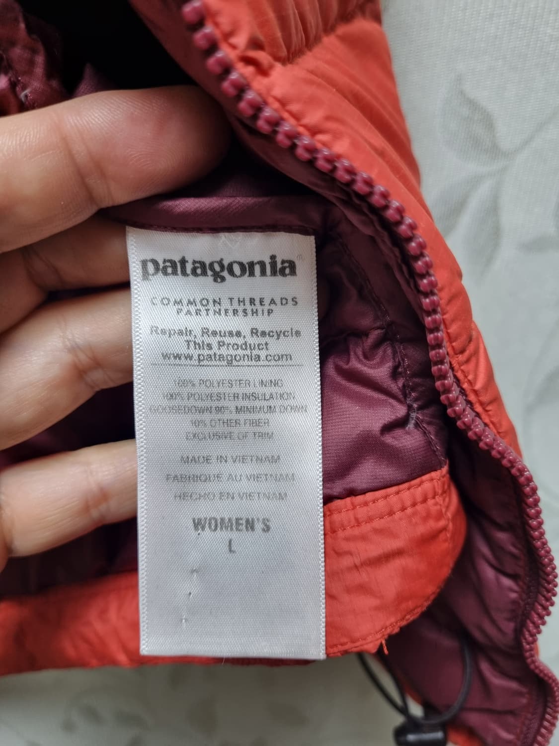 [L/66/정품] 파타고니아 여성 구스패딩조끼 상품이미지7