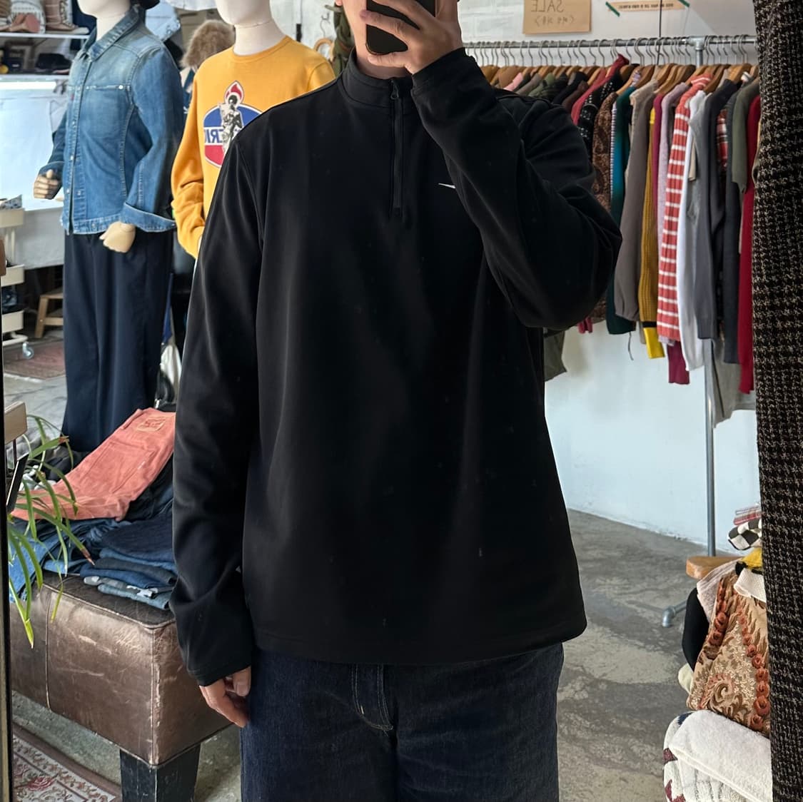 (착용컷) 나이키 풋볼 드라이핏 하프 집업 (남성용 105) 상품이미지3