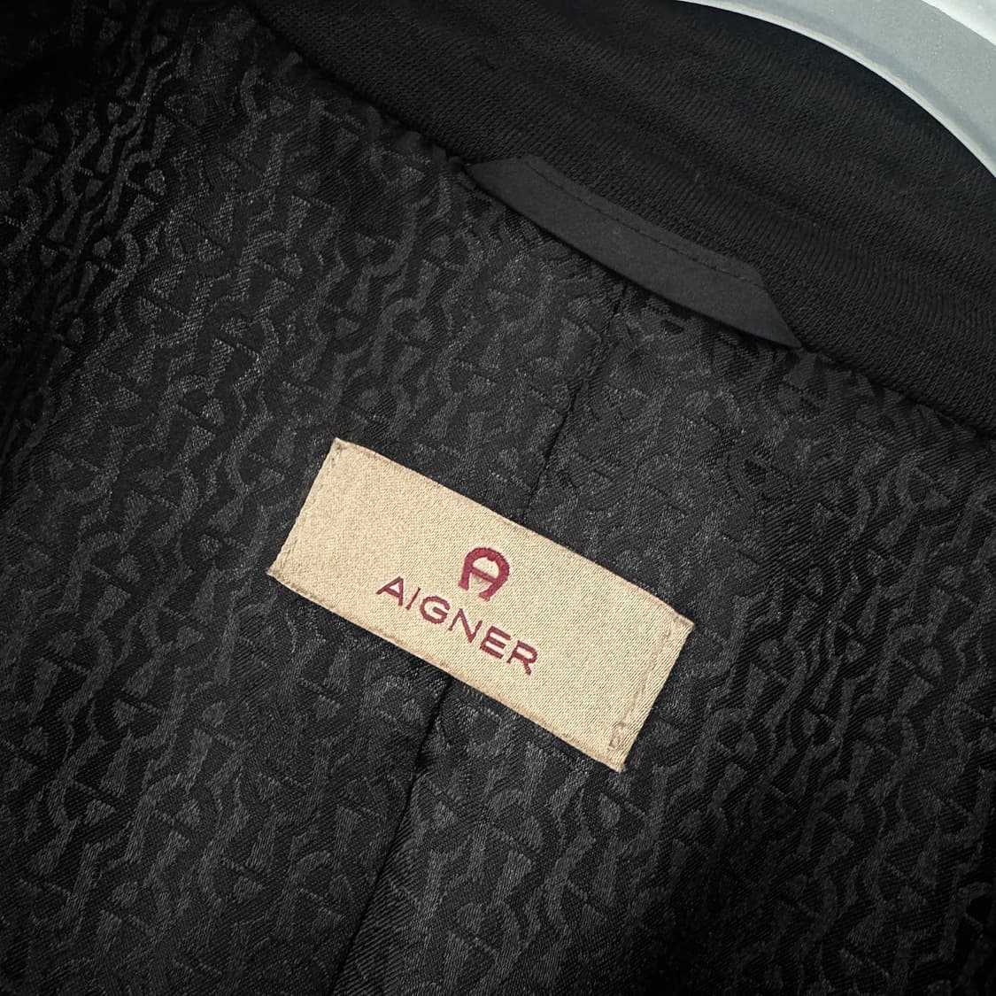 아이그너 텍스처 블록 패딩 코트 상품이미지2