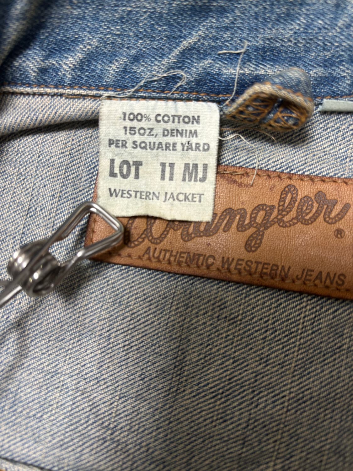 Wrangler 11MJ 90s 일본 복각 ( 50s 존레논 랭글러 ) 상품이미지9