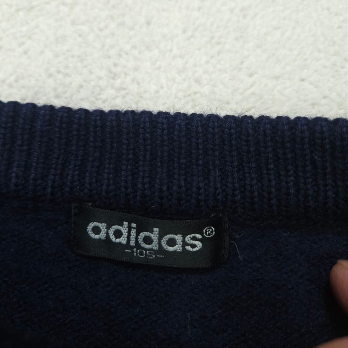 90s 아디다스 트레포일 니트 105 상품이미지4