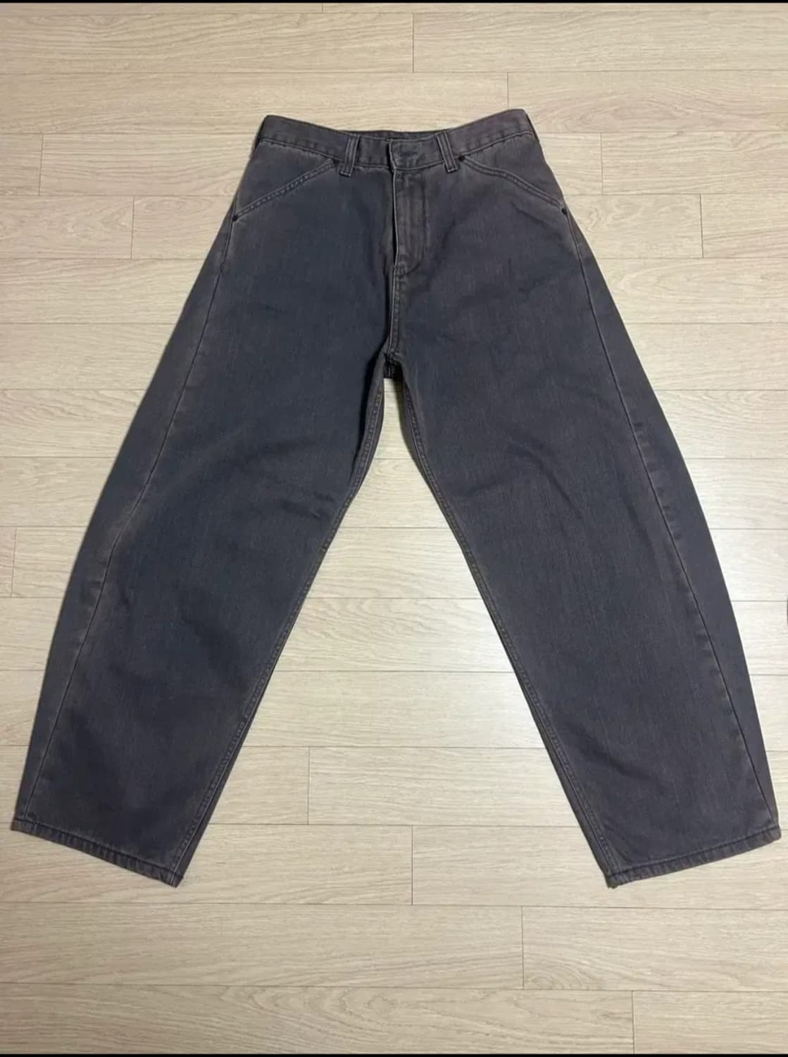 [2]해칭룸 커브진 워시드 차콜 상품이미지2