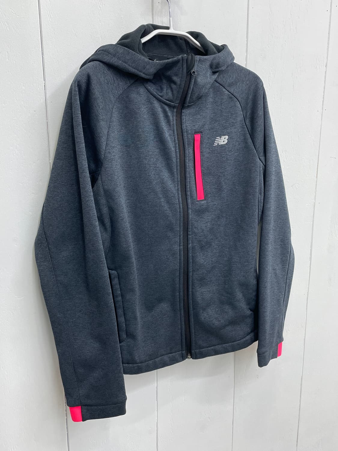 뉴발란스 NB HEAT 다크 그레이 후드 집업 자켓 상품이미지8