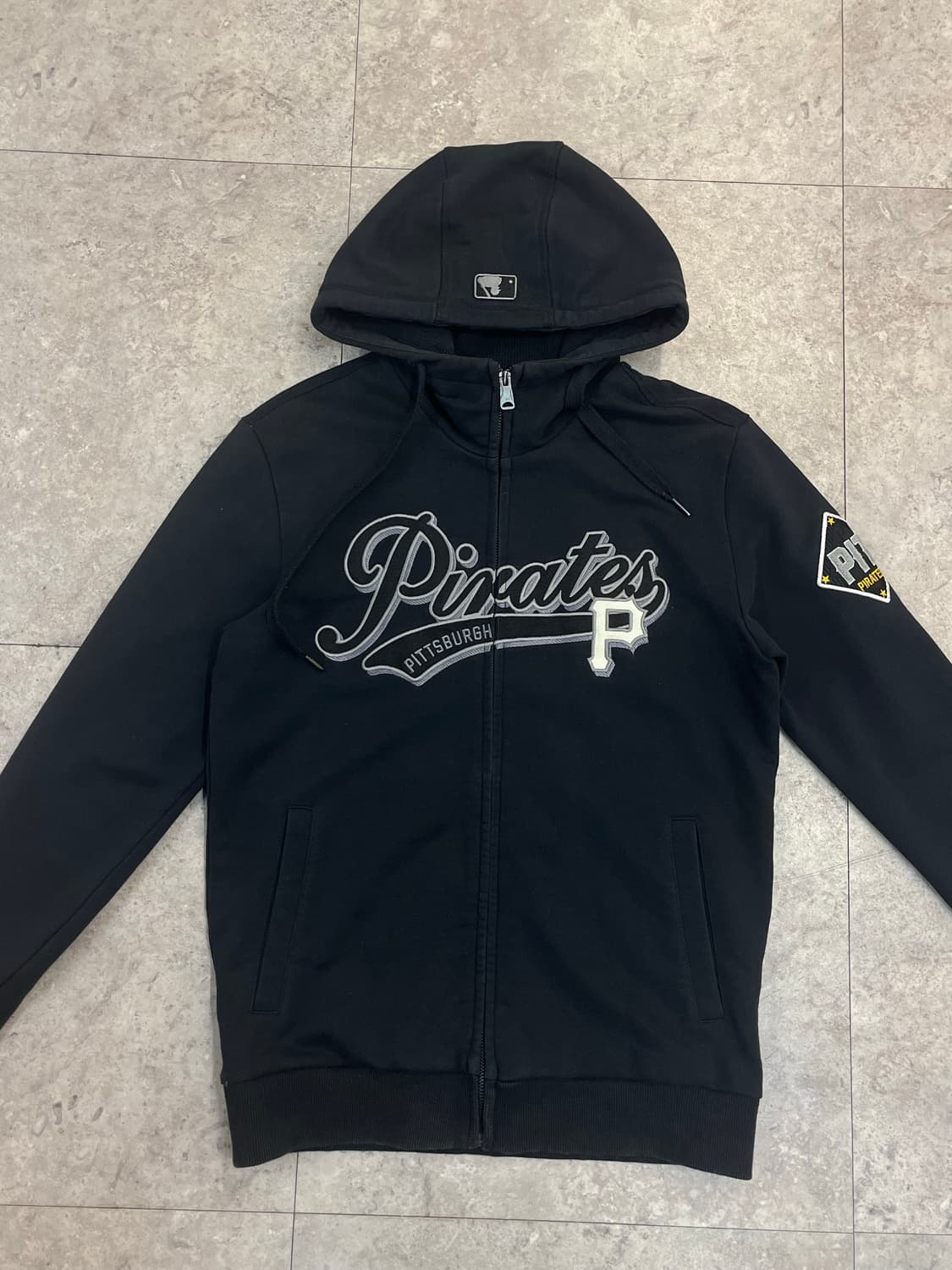 엠엘비 레터링 후드집업 블랙 95 #csz3477 상품이미지5