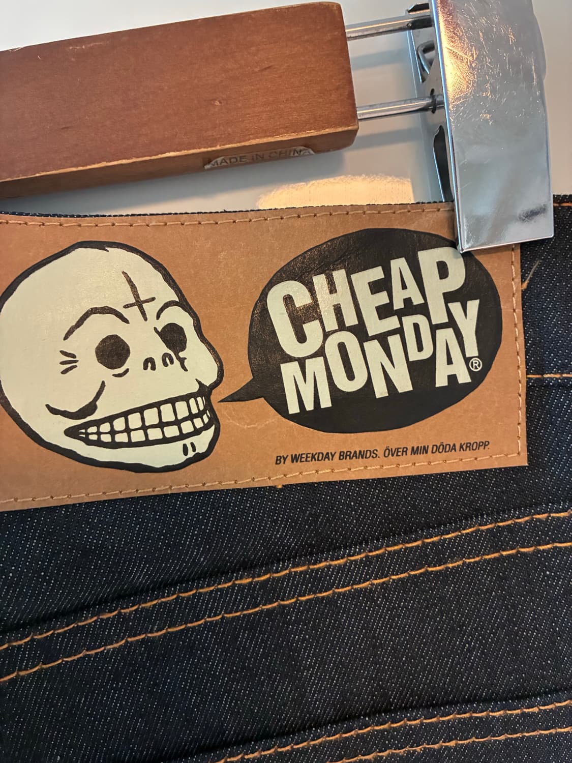 [칩먼데이] cheap monday  셀비지 로우 데님  상품이미지3