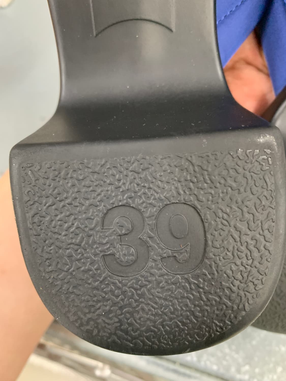 캠퍼 트리샤 텍스타일 x-스트랩 힐 샌들 블루 39(245) 상품이미지6