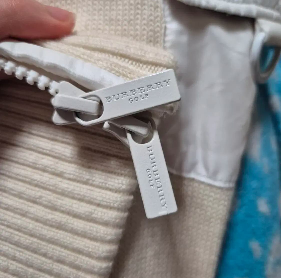 버버리골프 패딩니트 자켓 m 상품이미지5