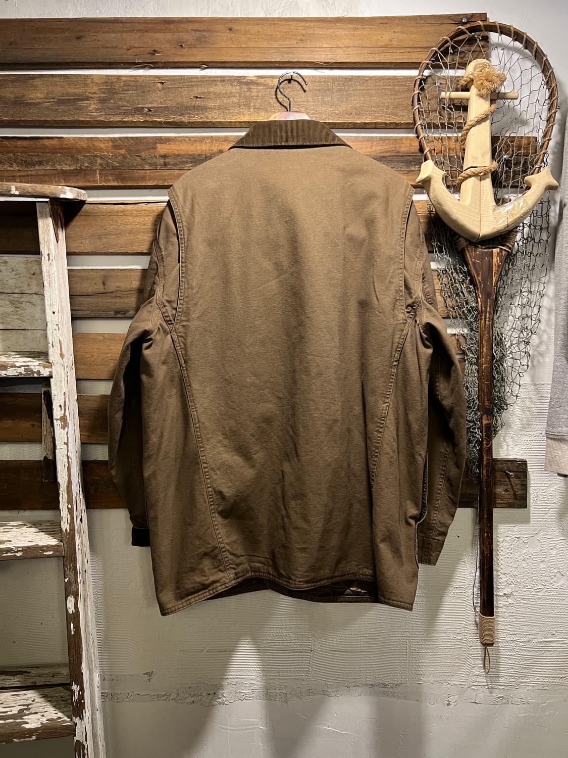 [L]ORVIS USA 오르비스 퀼팅 라이닝 브라운 캔버스 헌팅 자켓 상품이미지8