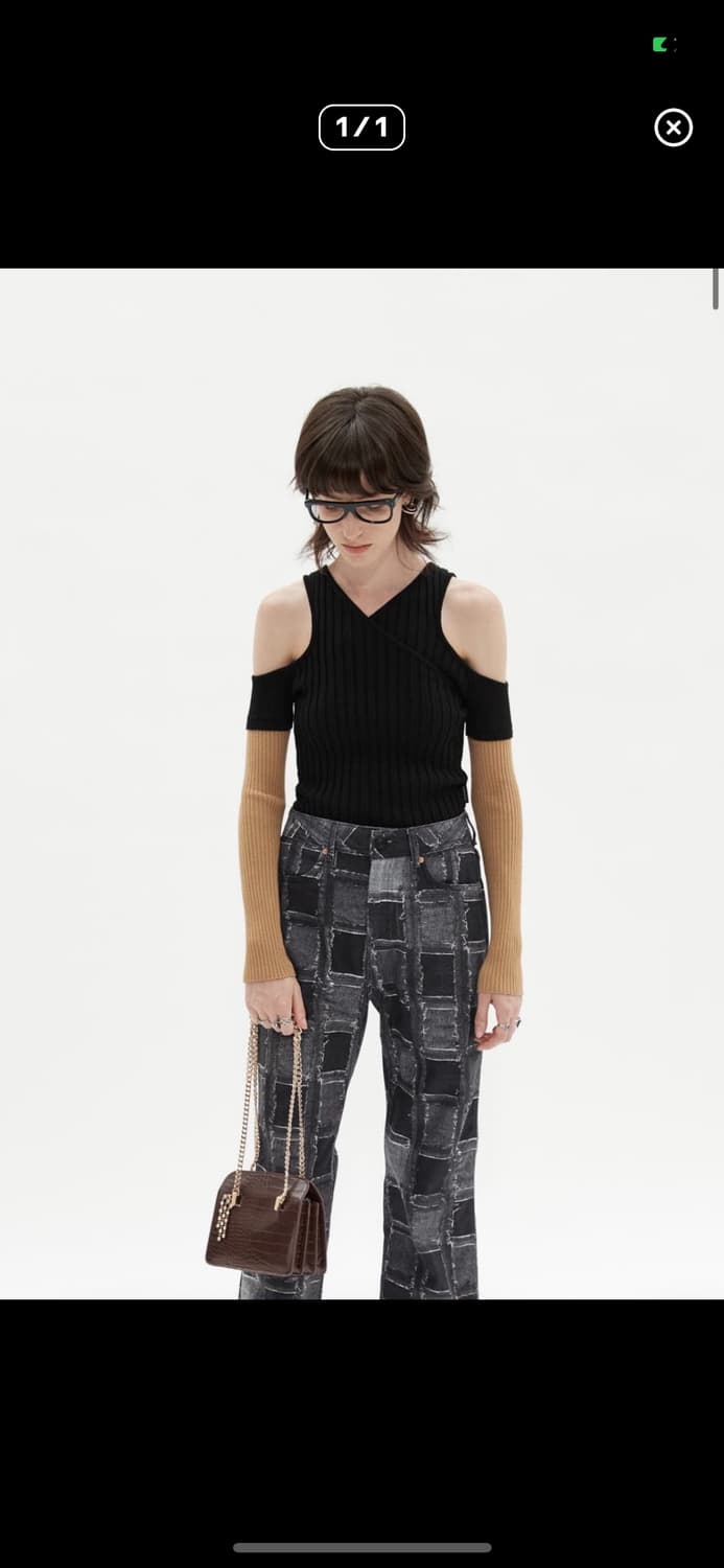 앤더슨벨 여성 니트 오프숄더 상품이미지1