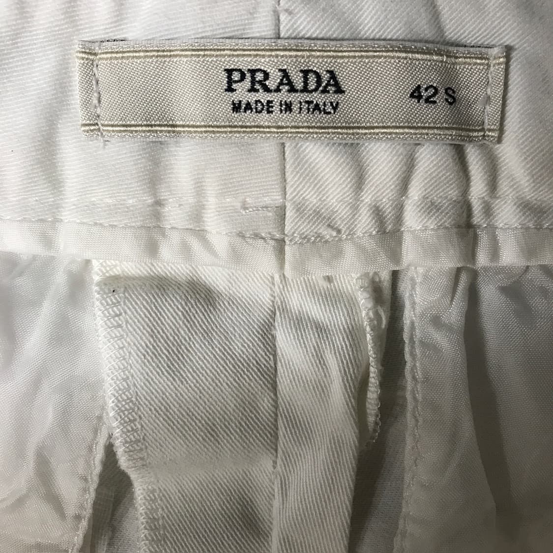 프라다 팬츠 화이트 42(W) 상품이미지6