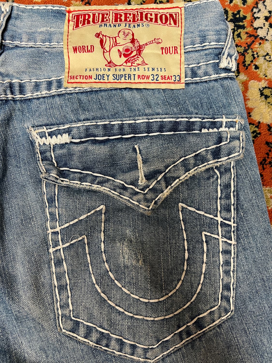 [32] 트루릴리전 조이 슈퍼티 부츠컷 연청 데님팬츠 상품이미지5