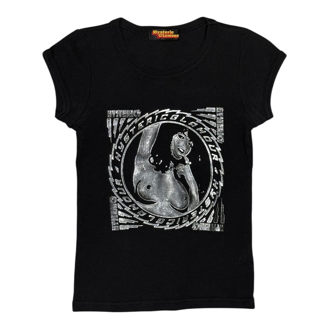 히스테릭 글래머 아카이브 입체 프린팅 히스걸 반팔 티셔츠 상품이미지1