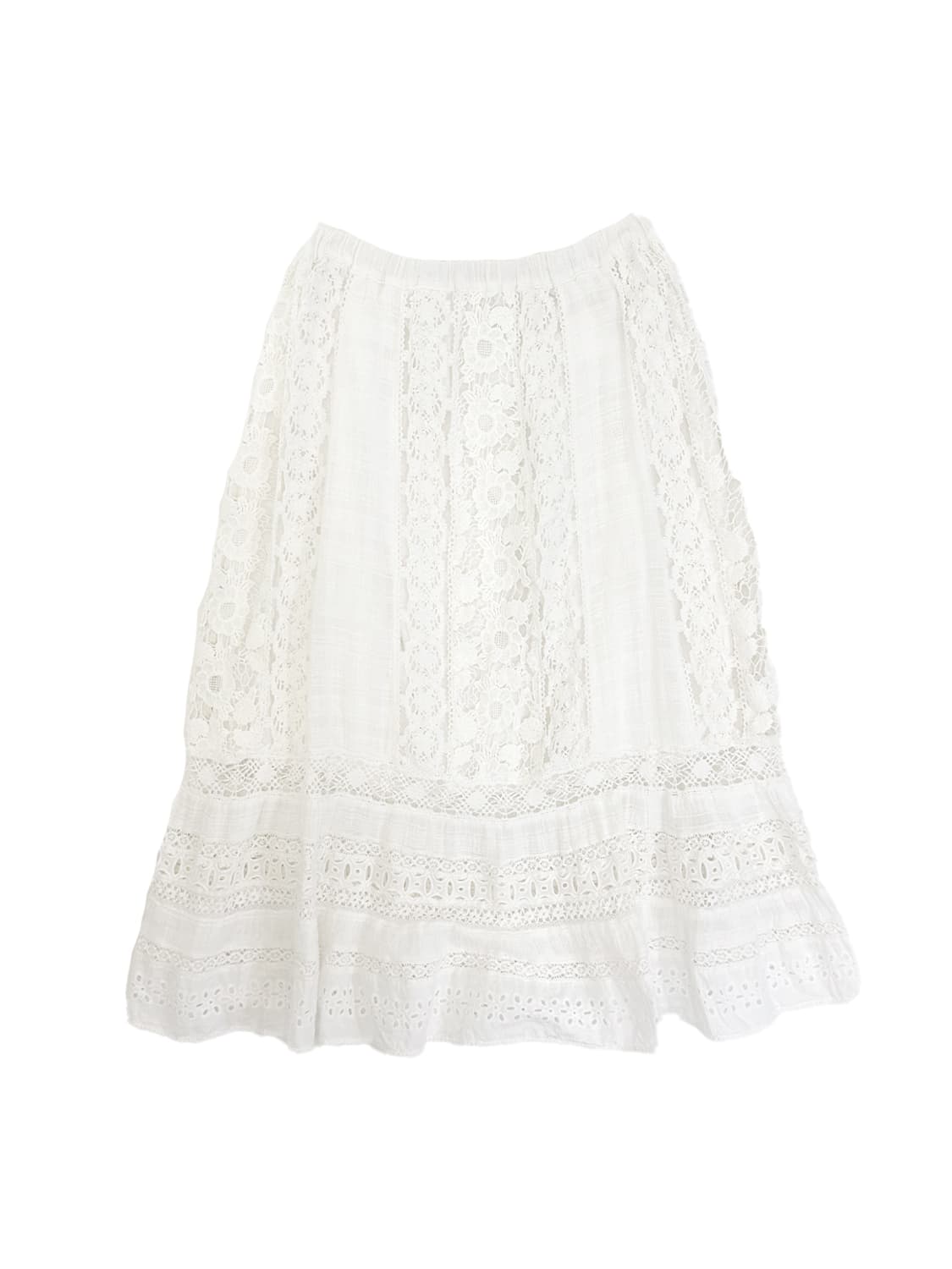 Goa Lace Panel Skirt/ Os 상품이미지1