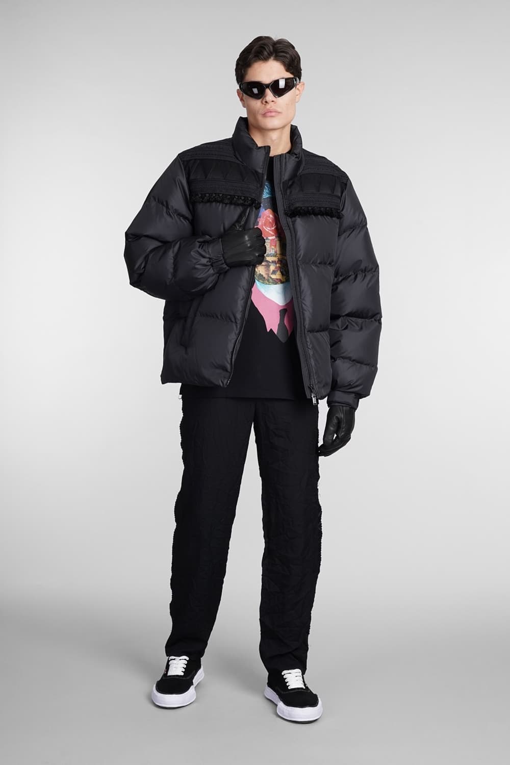 언더커버 23aw Tribal Motif 스캡 다운패딩 블랙 4 상품이미지9