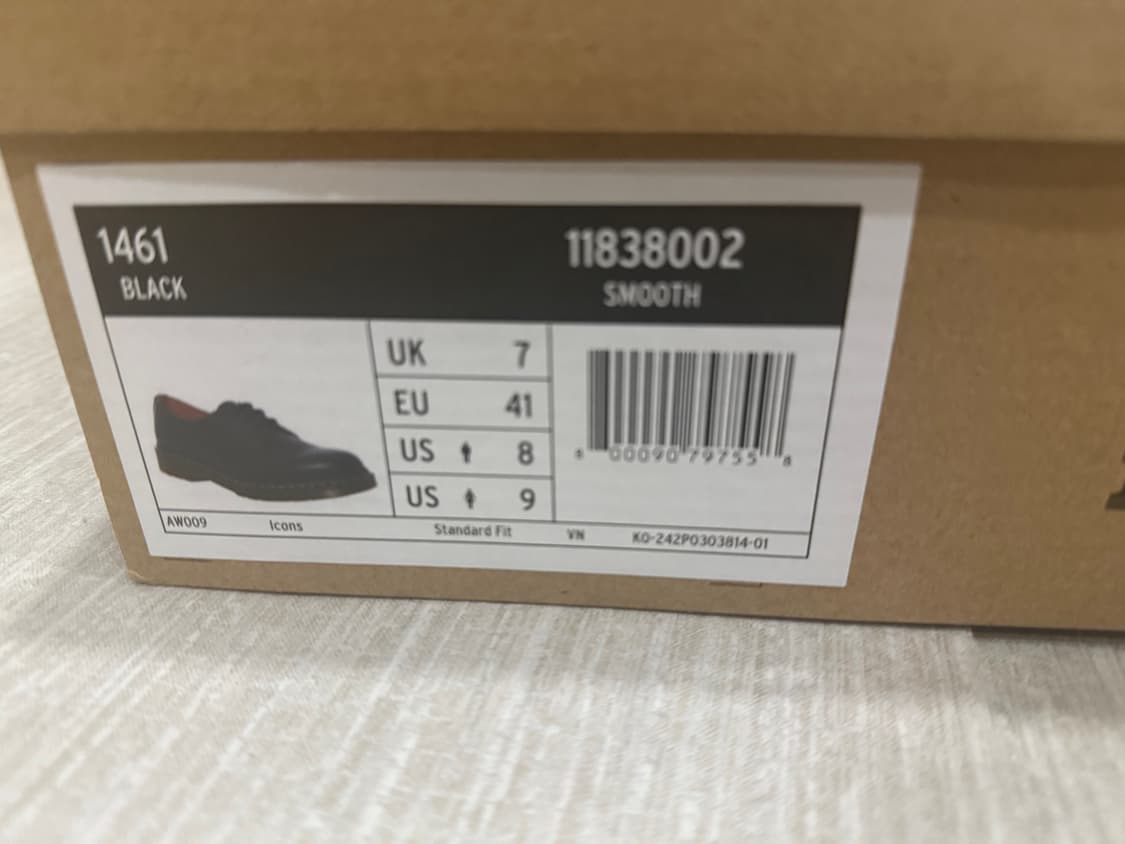 닥터마틴 1461 스무스260(보증서박스) 상품이미지5