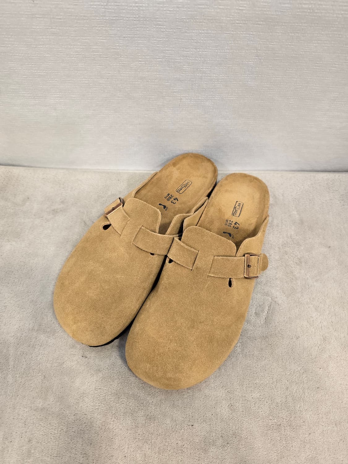 버켄스탁 보스턴 스웨이드 뮬 블로퍼 275~280 상품이미지1