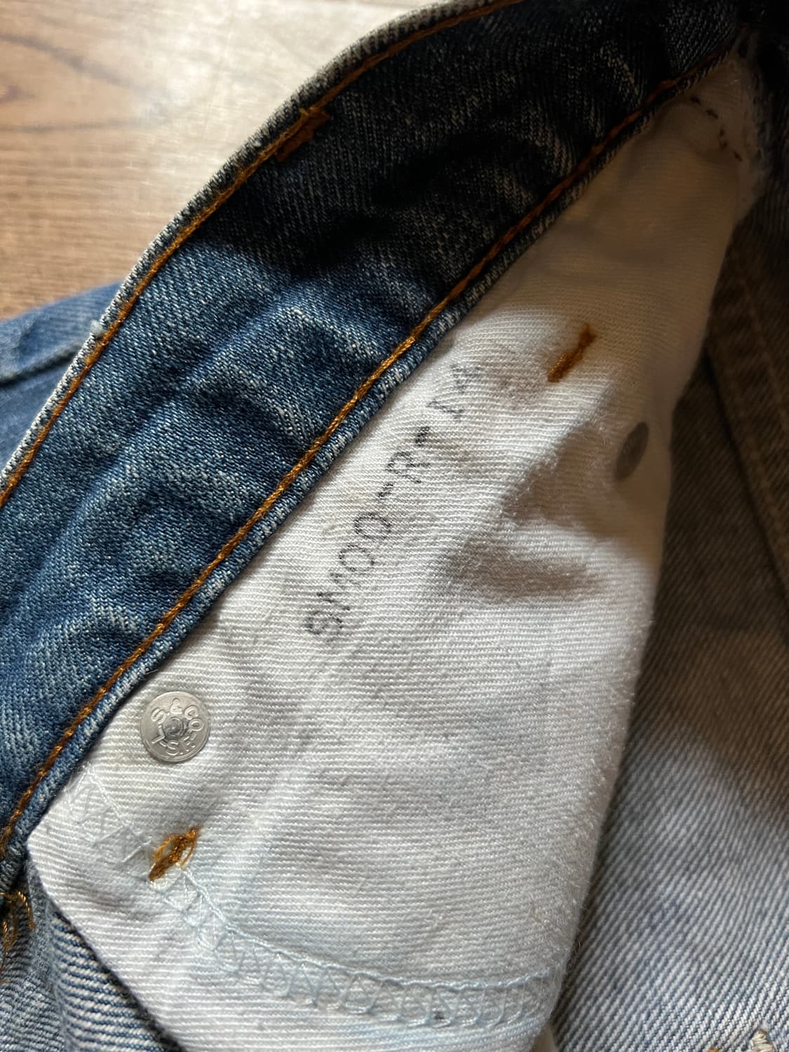 [36]80's 리바이스 517 오렌지탭 Made in USA 플레어진 상품이미지4