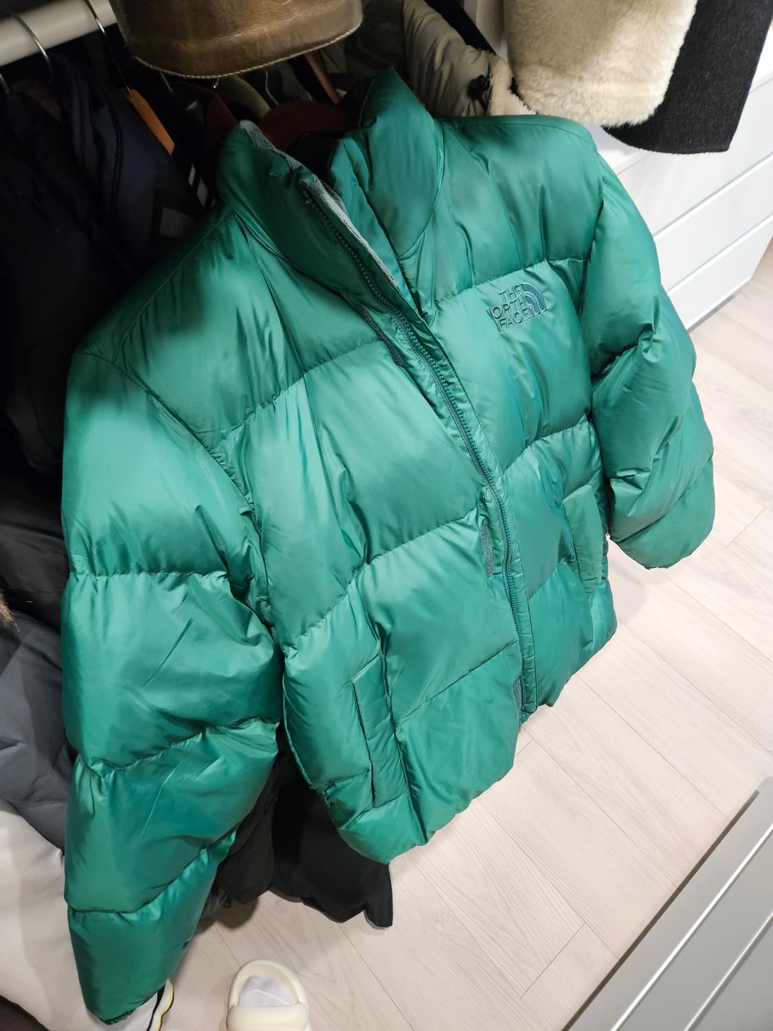 노스페이스 온볼 패딩 그린 상품이미지2