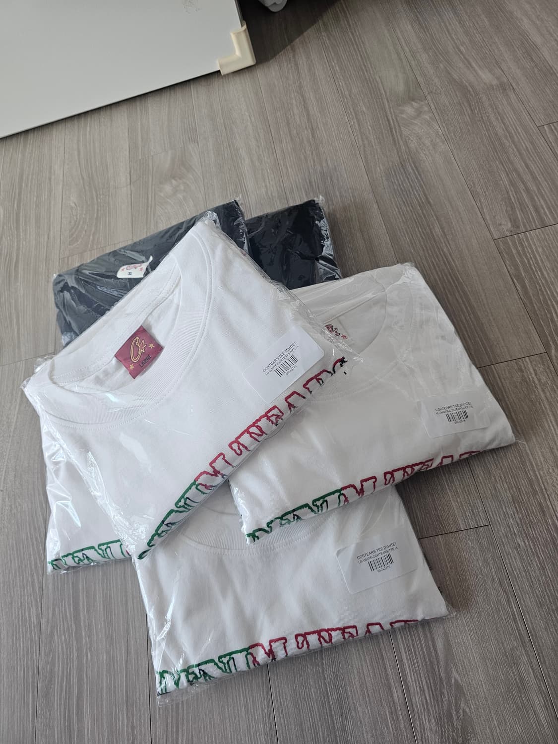 코르테이즈x데님티어스 반팔 L,XL 새상품 상품이미지1