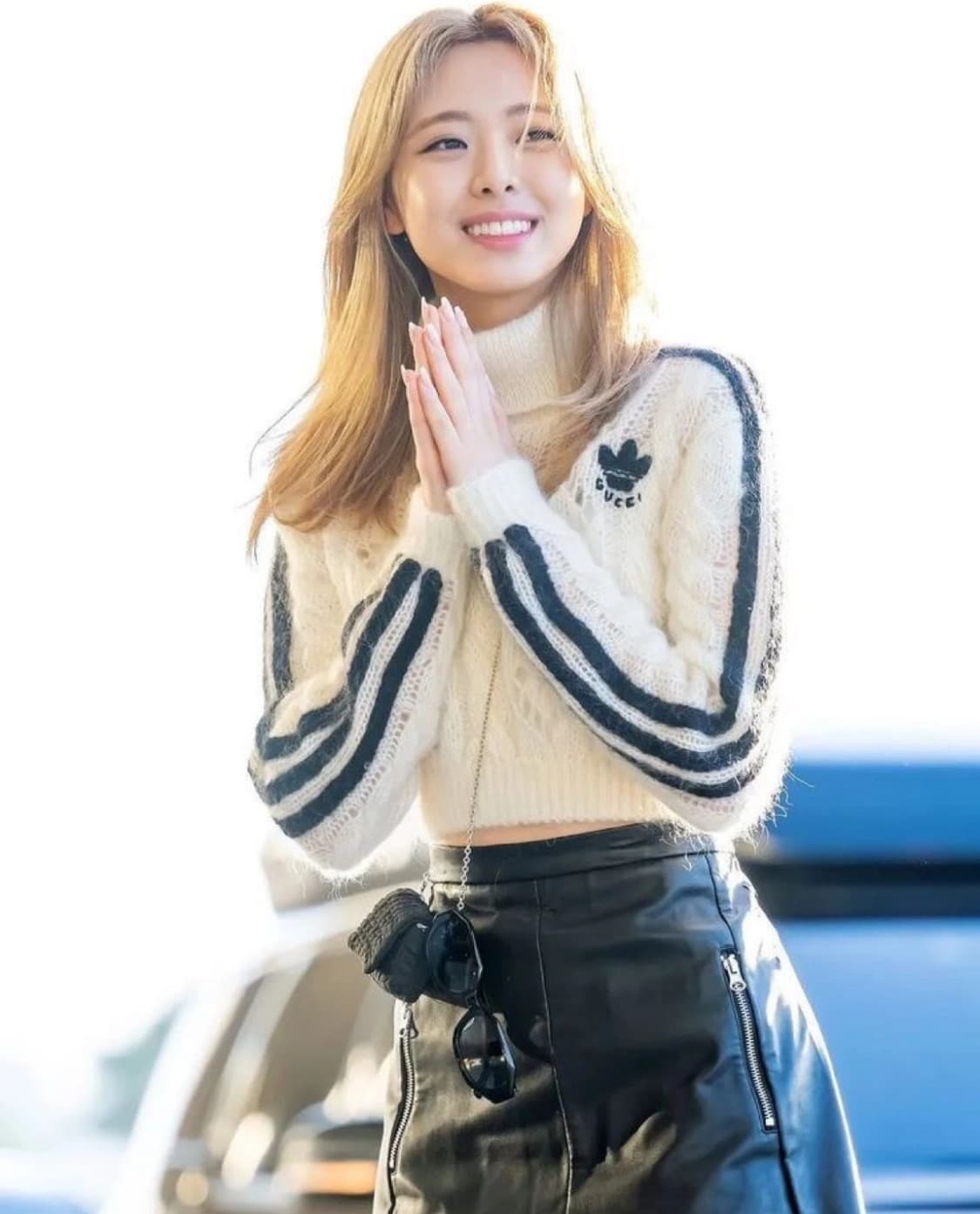 구찌 X 아디다스 모헤어 크롭 니트 상품이미지7
