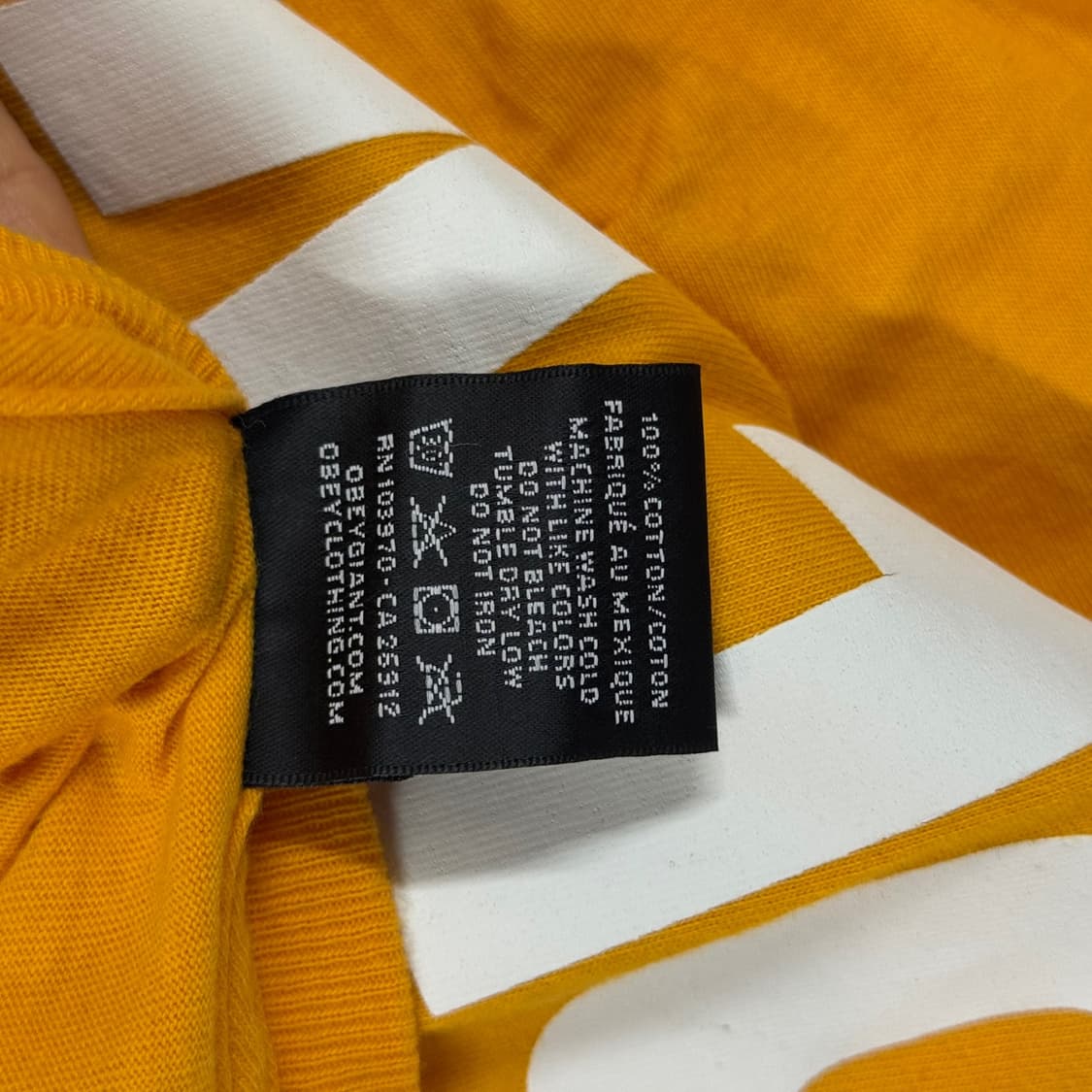 [110] 오베이 OBEY 백로고 반팔 라운드 티셔츠 상품이미지6