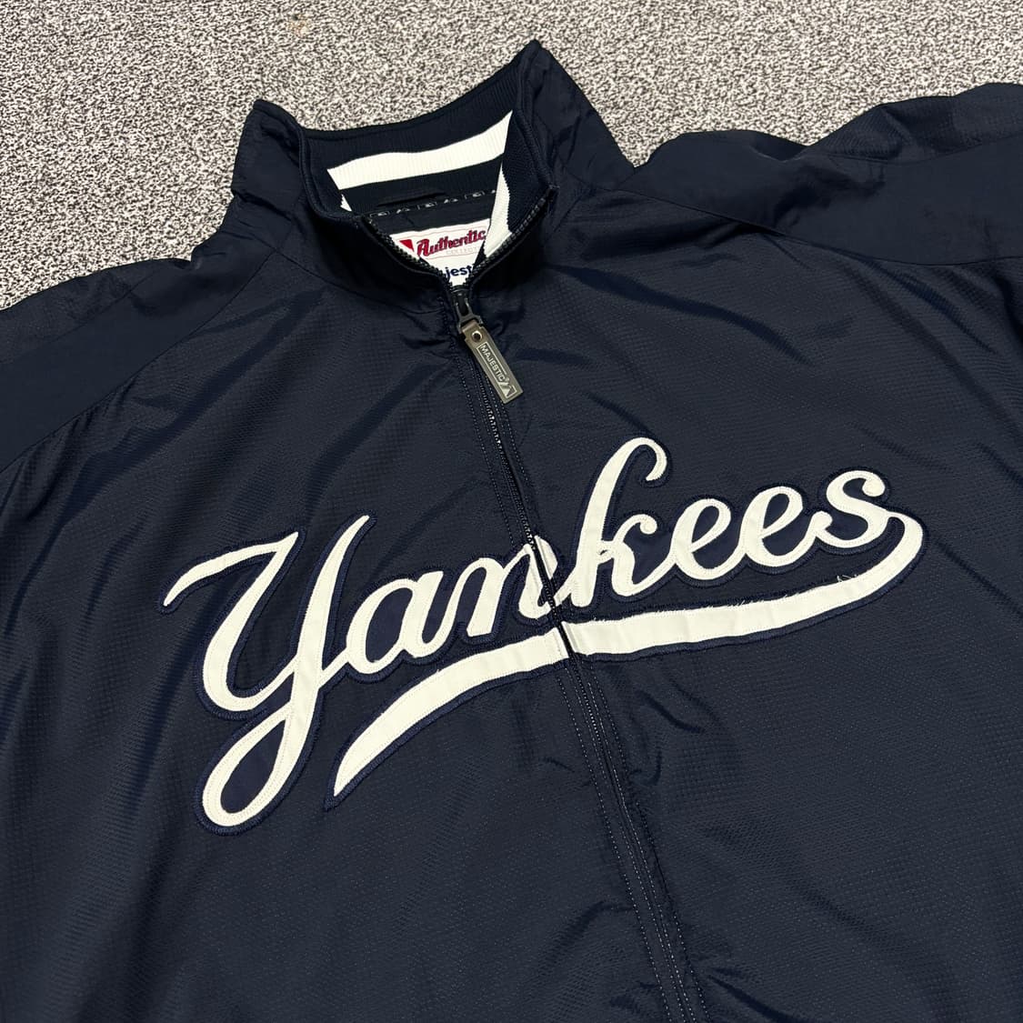 90s 빈티지 마제스틱 양키스 덕아웃 자켓 상품이미지8