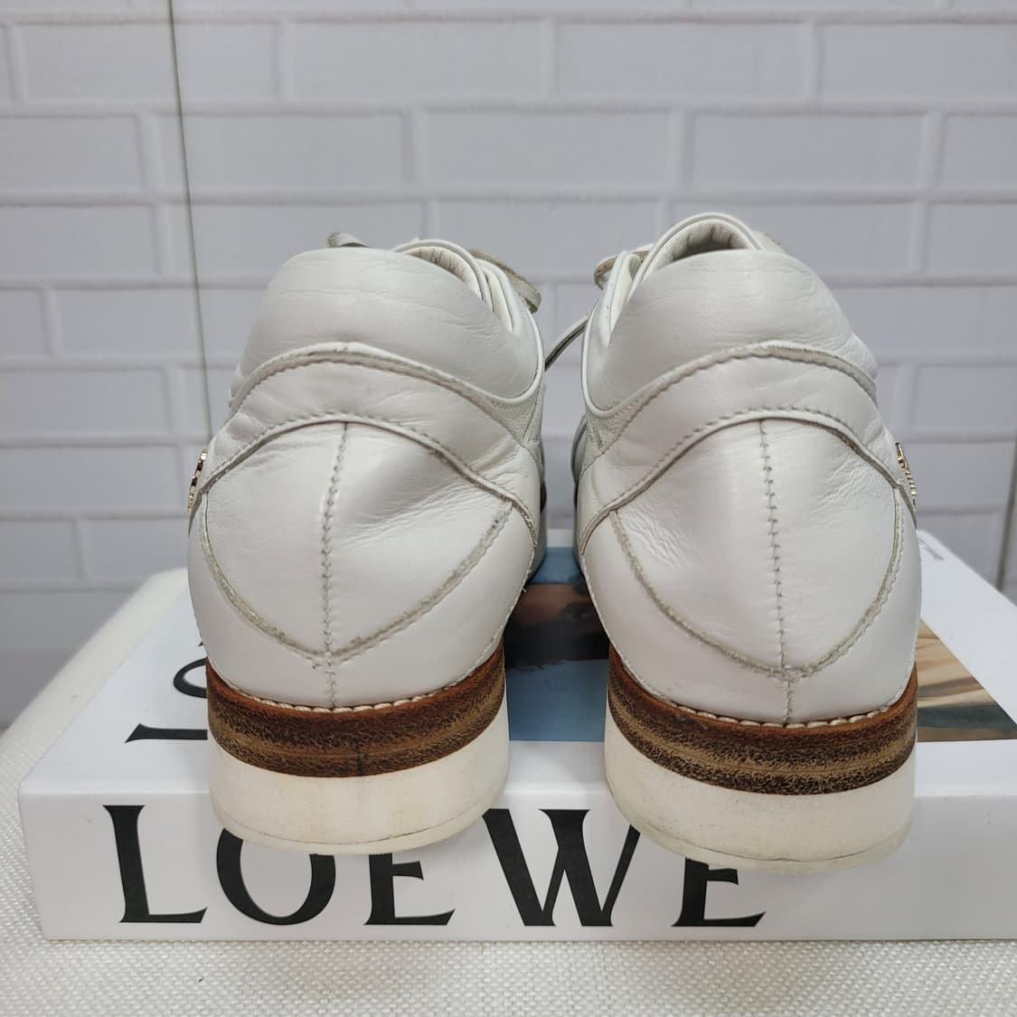 지미추 가죽 스니커즈 운동화 신발 Made in Italy 245사이즈 상품이미지7