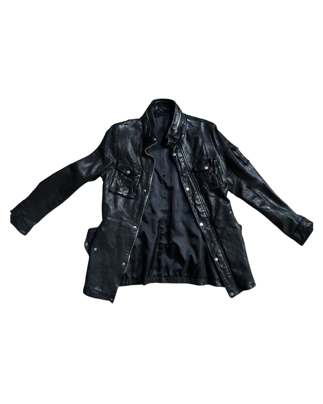 black leather jacket 상품이미지1