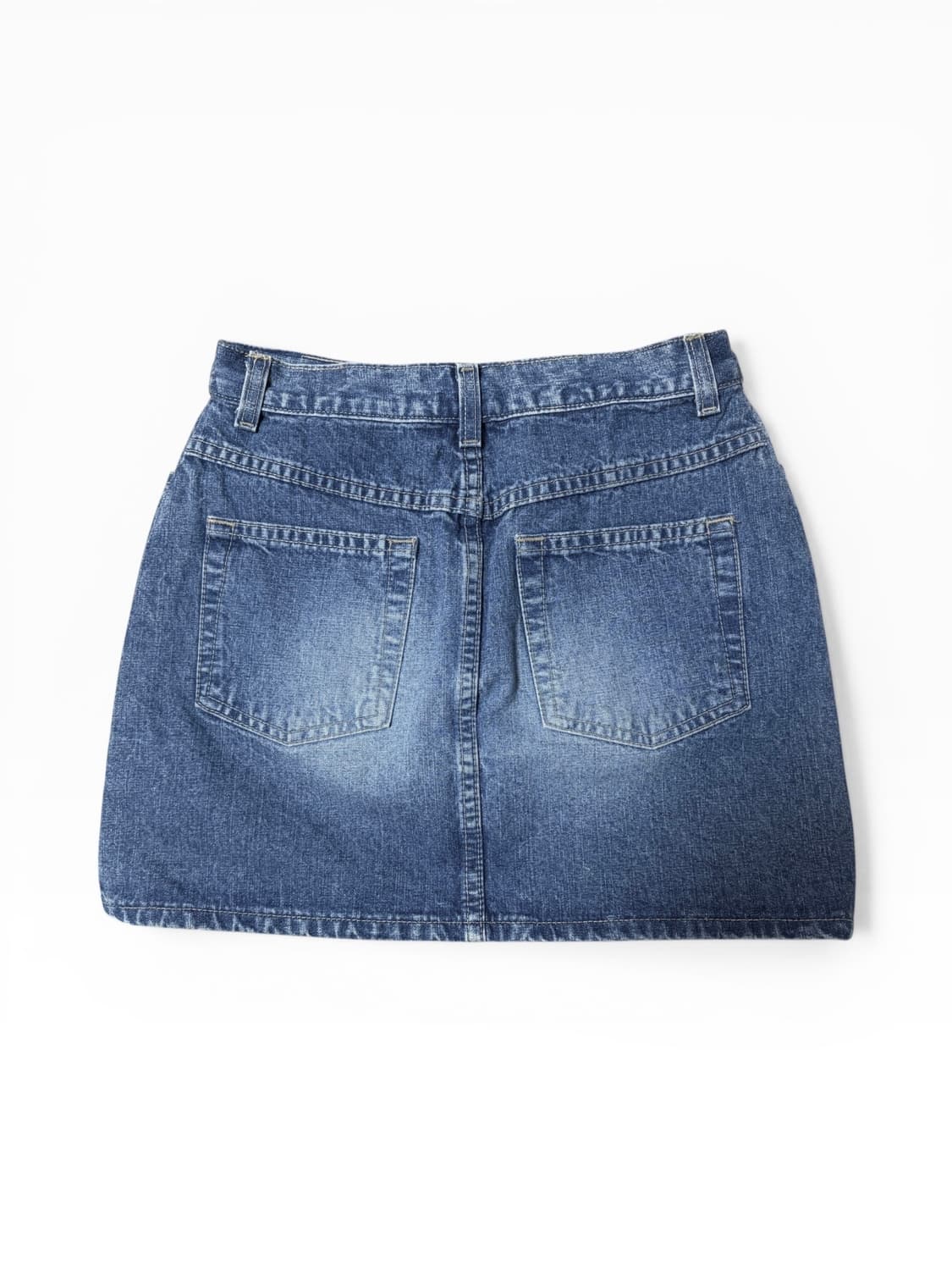 캣 워싱 데님 미니스커트 상품이미지2