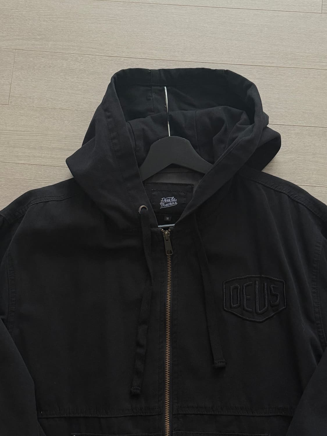 데우스 엑스 마키나 스크립트 어드레스 카펜터 후드 자켓 블랙 M 상품이미지9