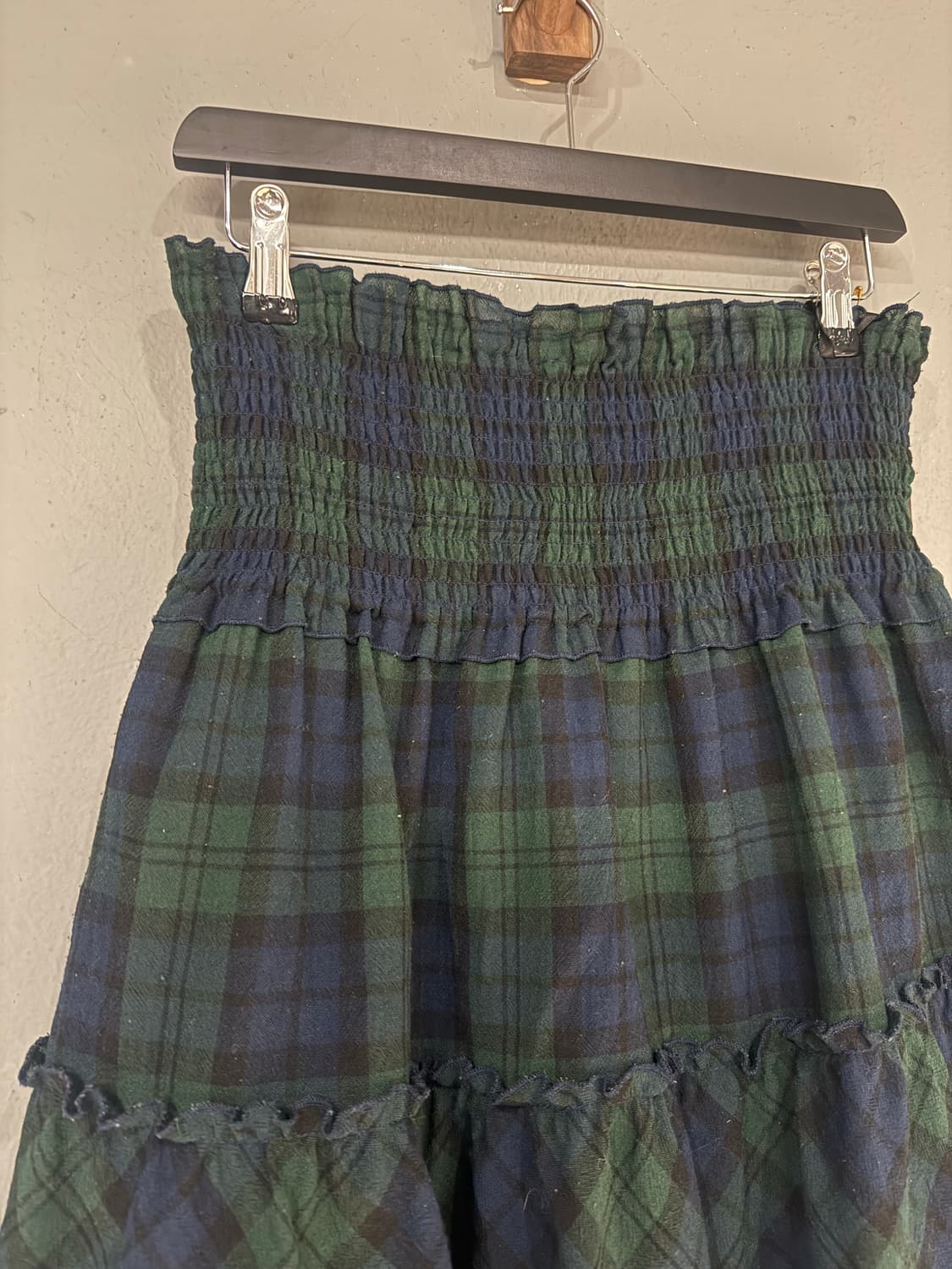 check pattern frill can-can skirt 상품이미지7