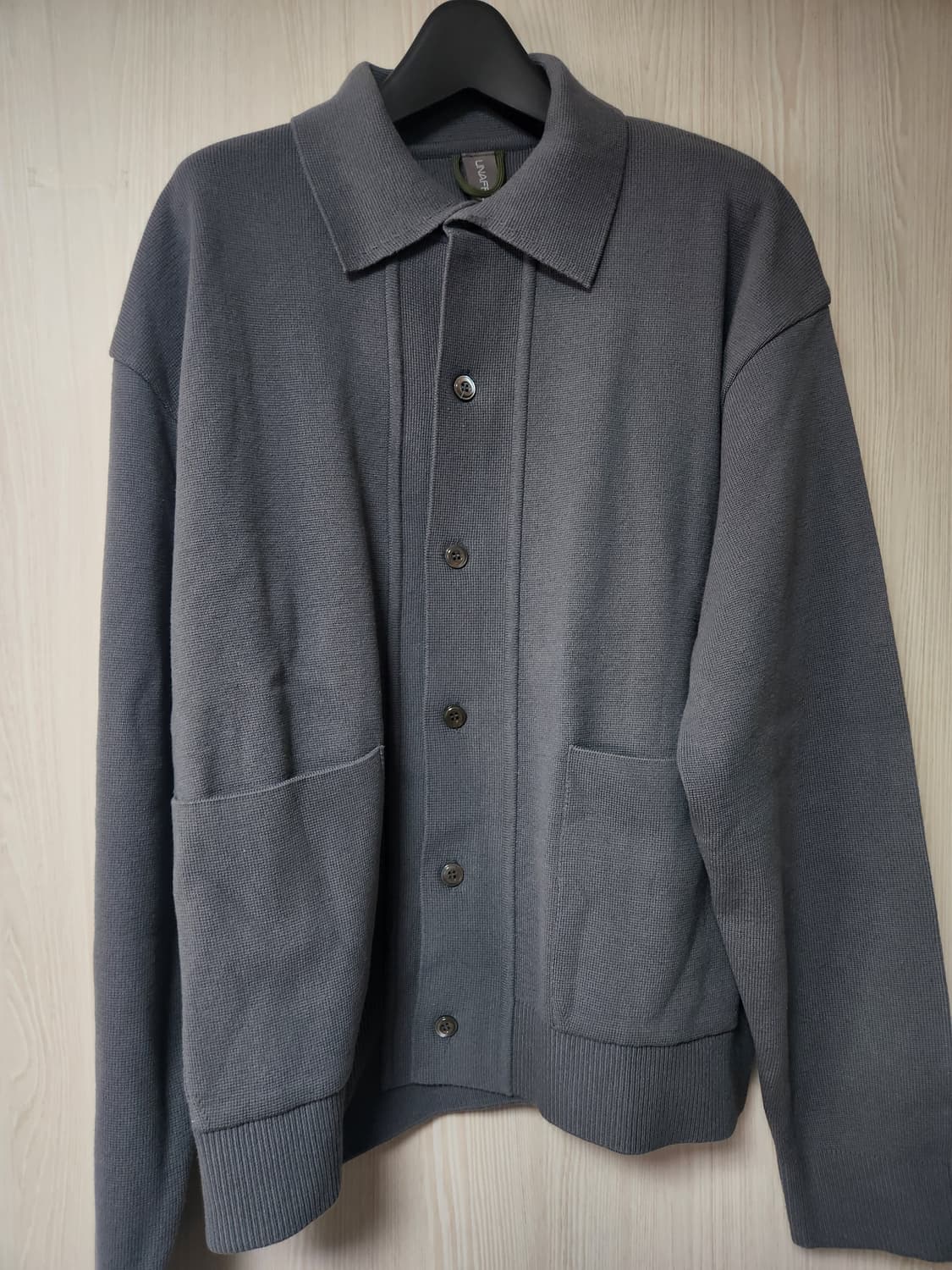 언어펙티드 니트 가디건 차콜 M 상품이미지1