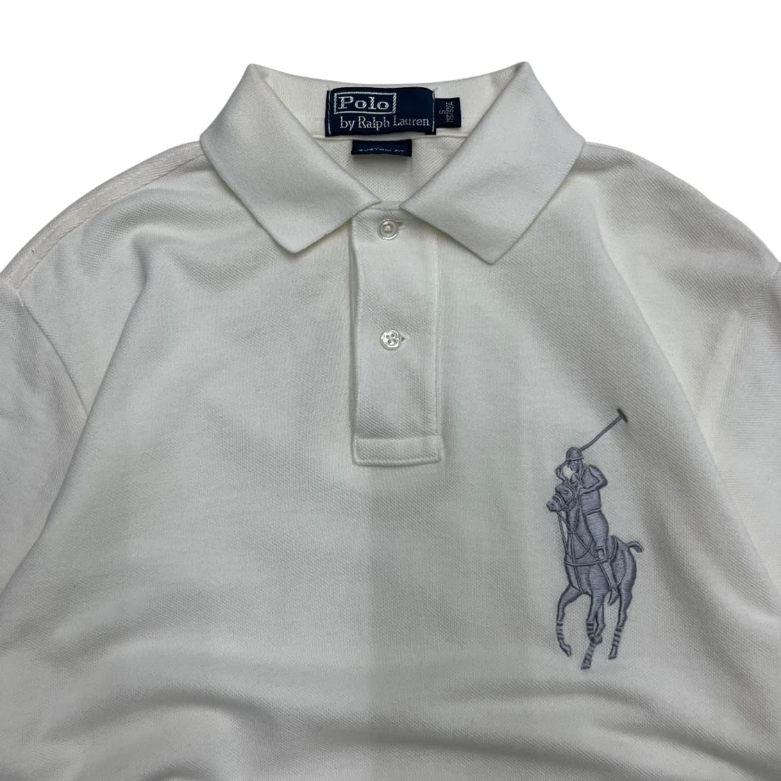 리스트 폴로 랄프로렌 빅포니 화이트 pk 반팔티 S 상품이미지4