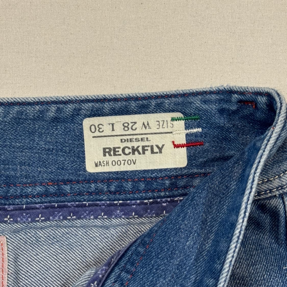 30inch) 디젤 DIESEL 로우라이즈 데님 청바지 RECKFLY 상품이미지9