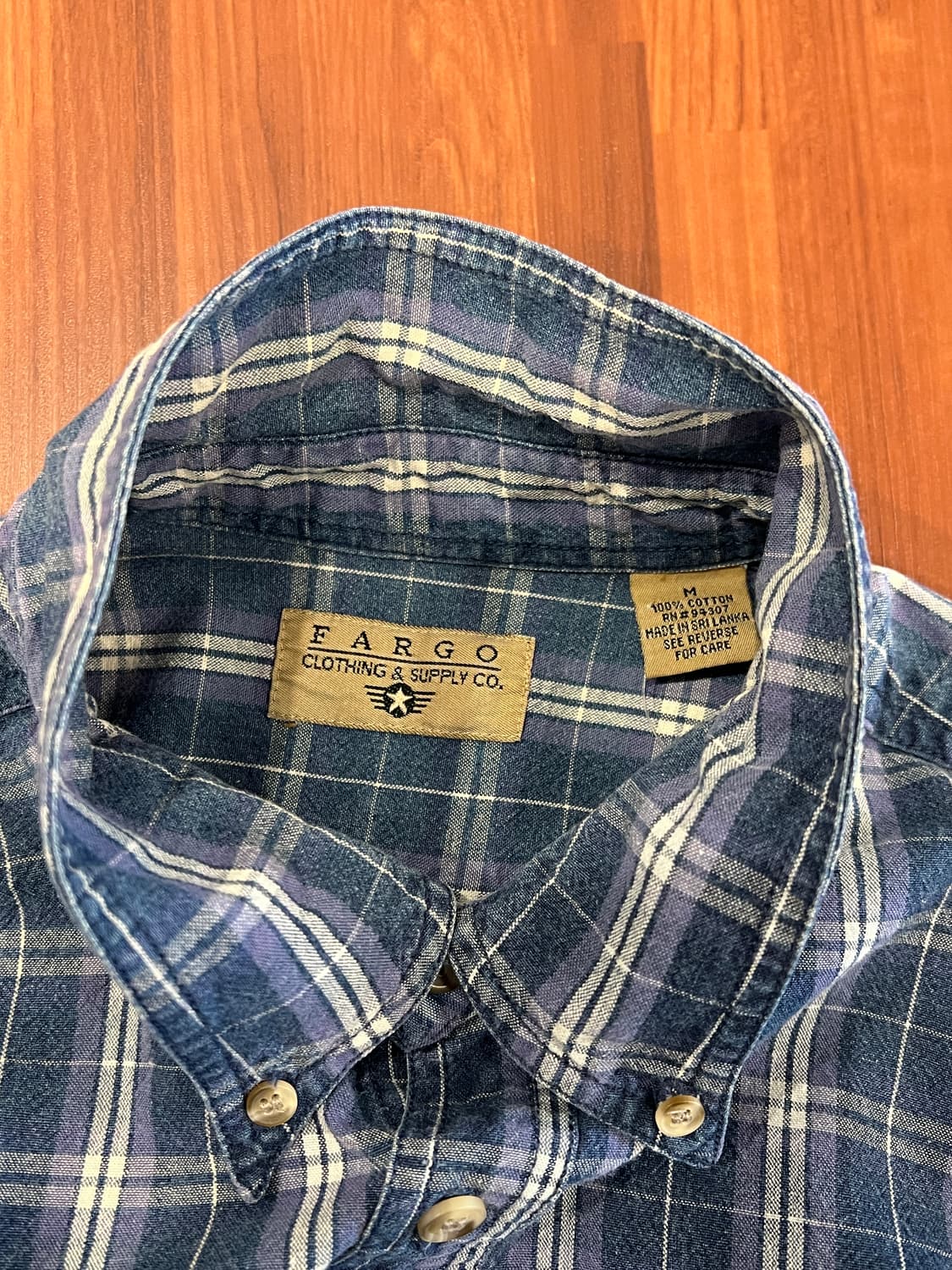00s Fargo 빈티지 체크 셔츠 상품이미지9
