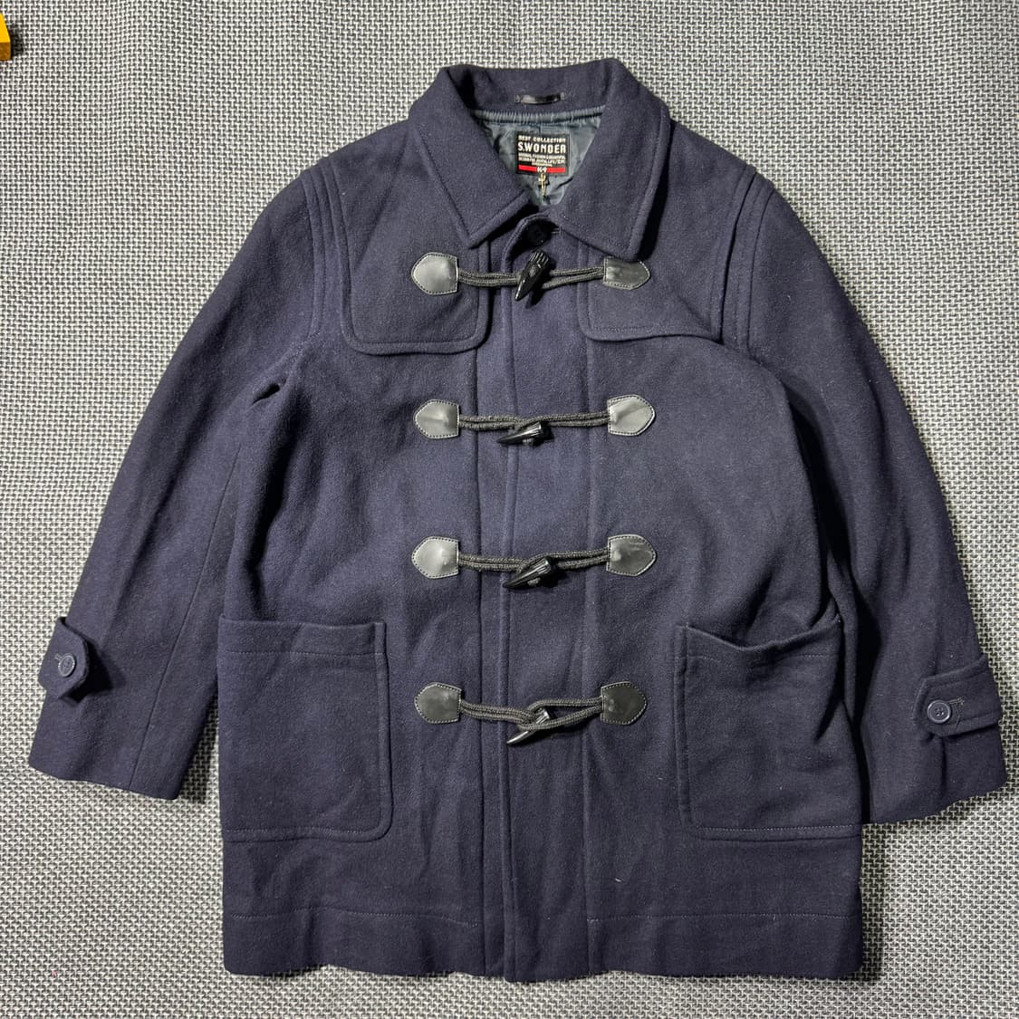 빈티지 더플 코트 자켓 블랙 ( M/OLD-8224 ) 상품이미지1