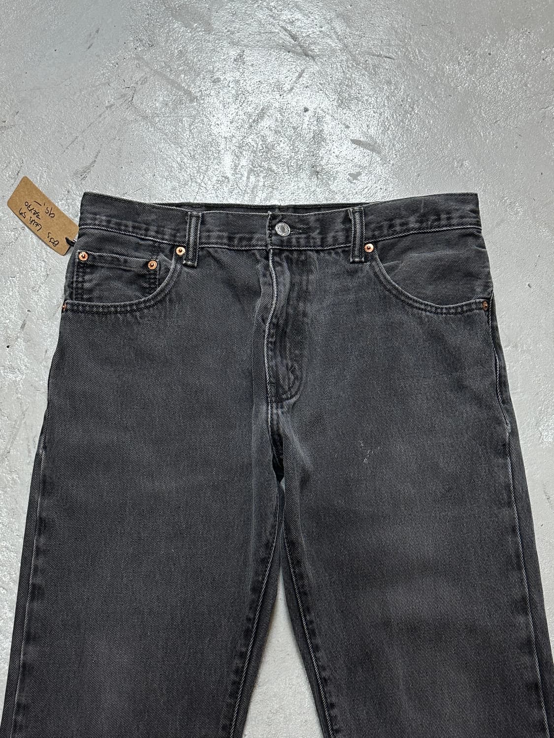 00's 리바이스 517 블랙 부츠컷 플레어진 상품이미지5
