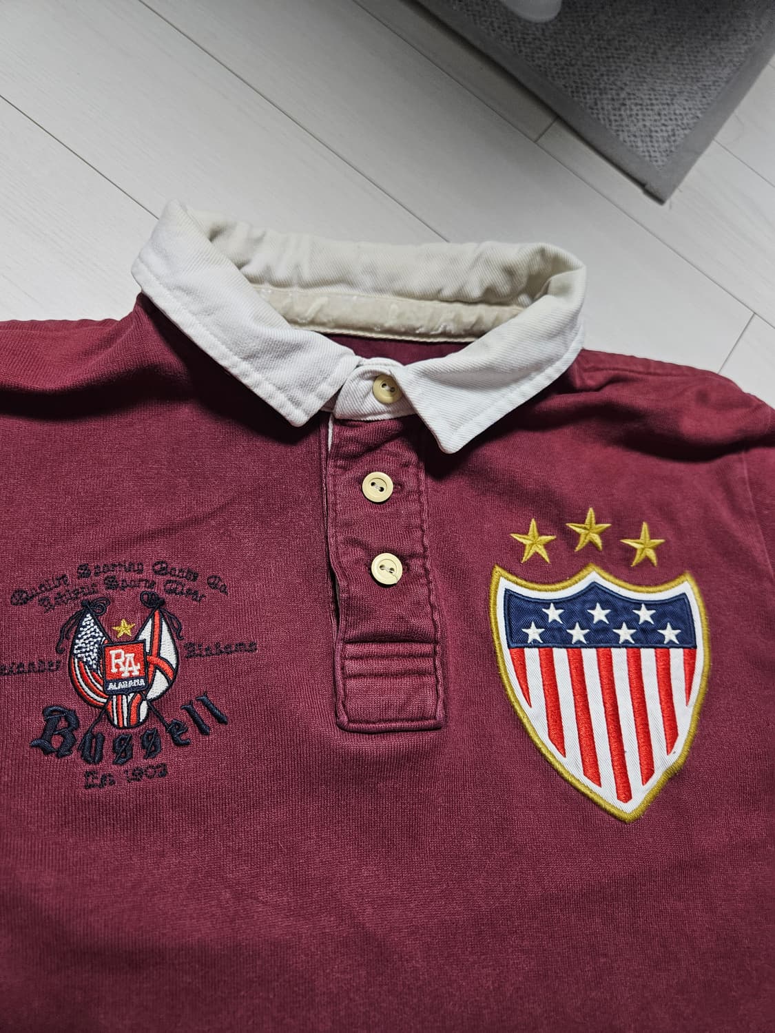 (L) 러셀 럭비티 카라티 상품이미지1