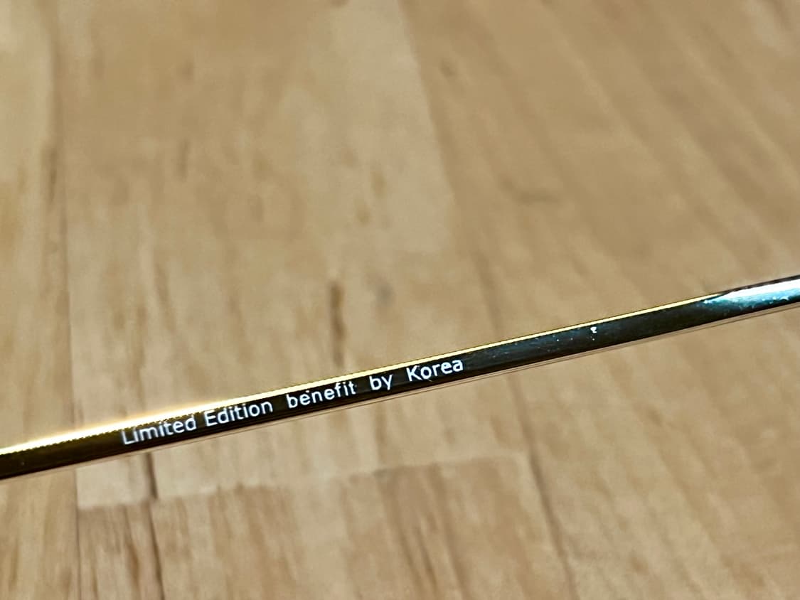 베네핏 아이웨어 금테 안경 / 리미티드 에디션 상품이미지2