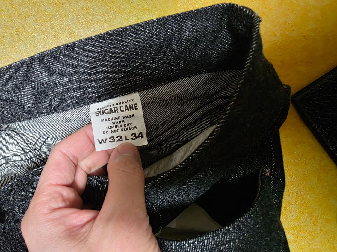 슈가케인 1947 SC42460 블랙데님 32 판매 상품이미지5