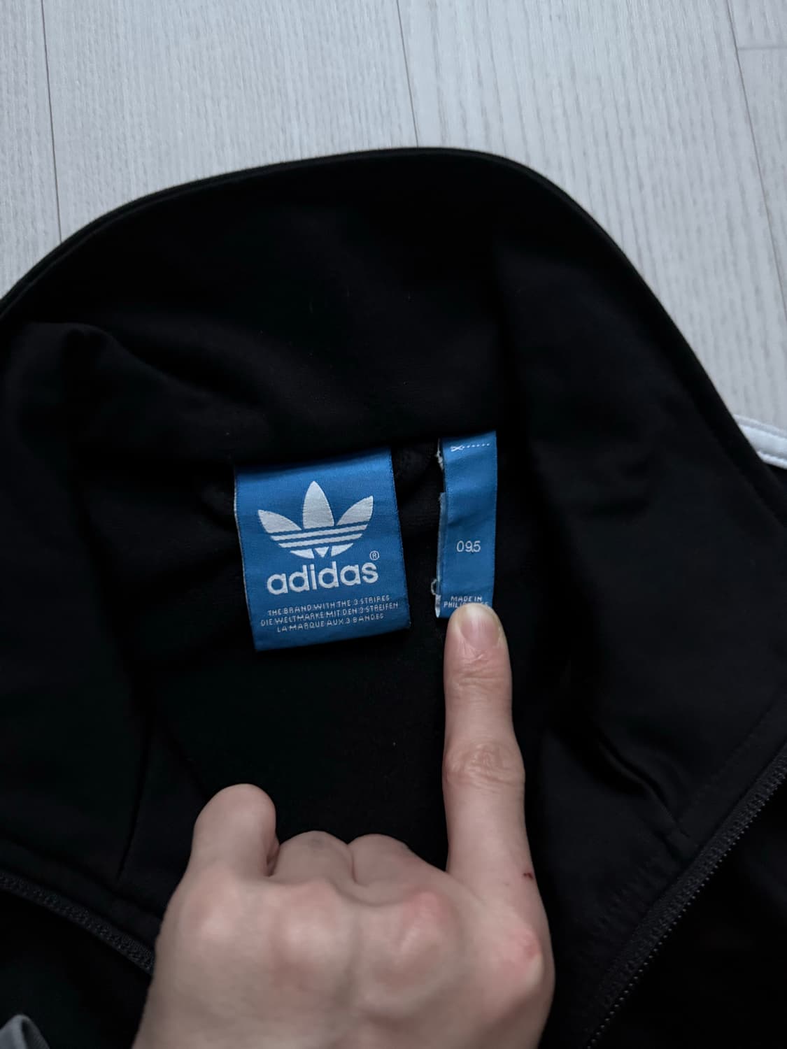 아디다스 구파이어버드 블랙 트랙탑 져지 상품이미지7