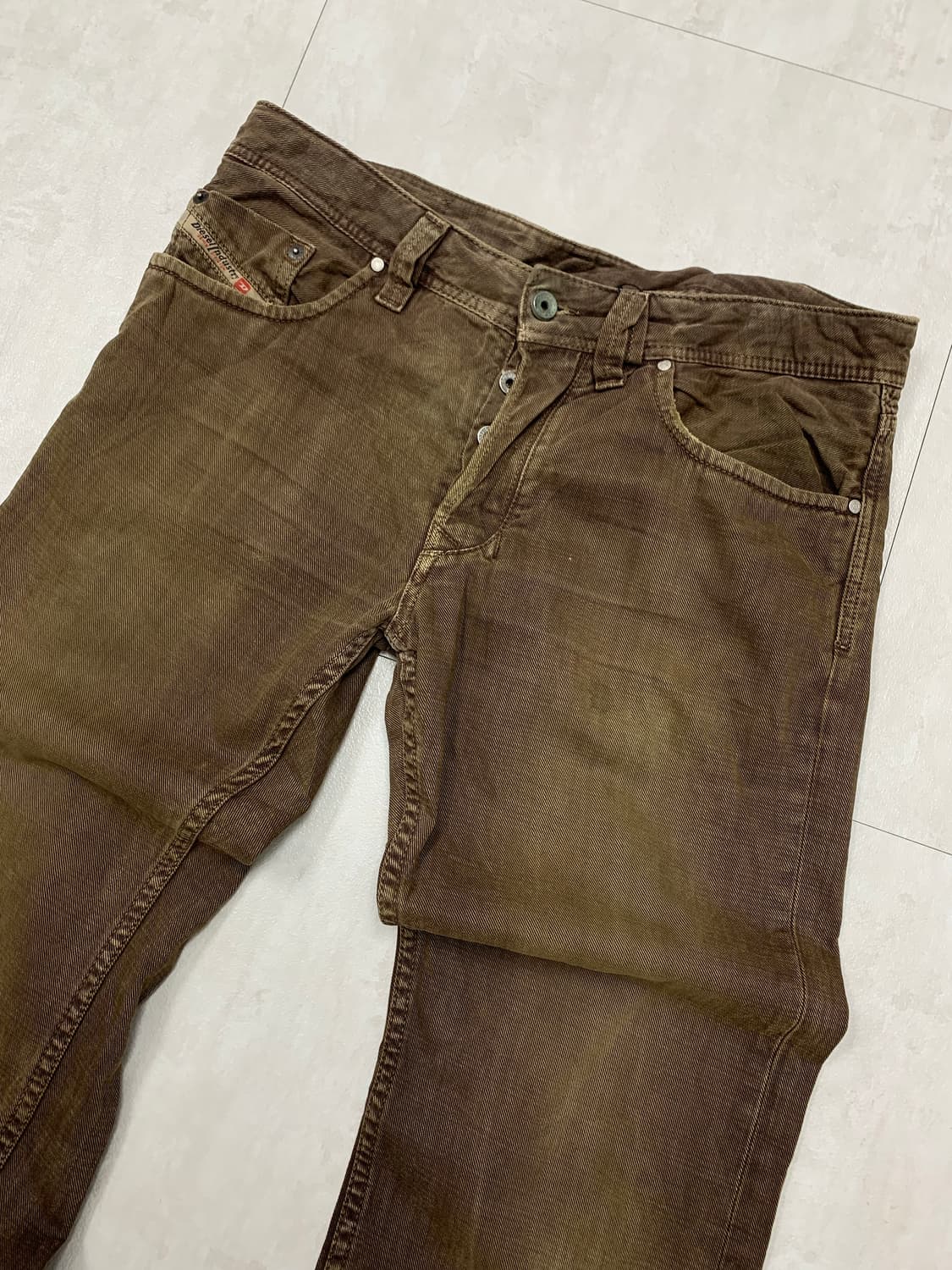 디젤 브라운 코튼 팬츠 #271 상품이미지2