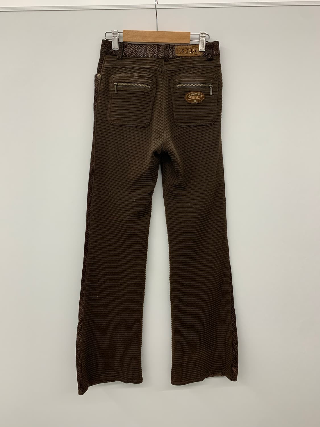 Gk 파이톤 디테일 슬림핏 팬츠 상품이미지5