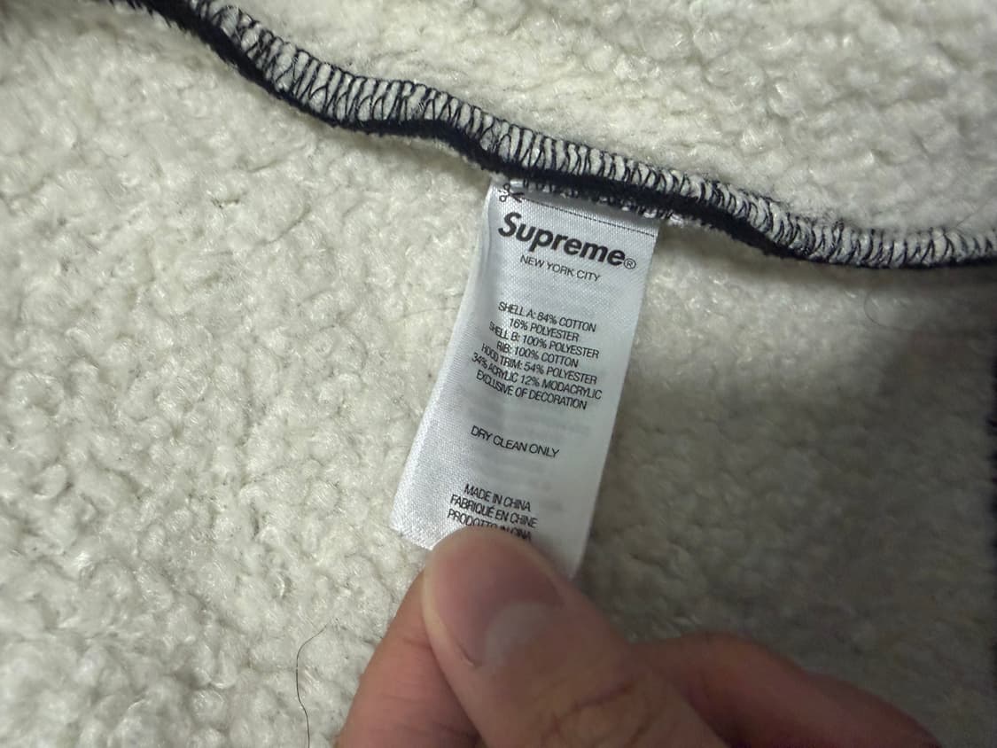 (급처 오늘만 이 가격)슈프림 포우 퍼 후드집업 블랙 상품이미지5