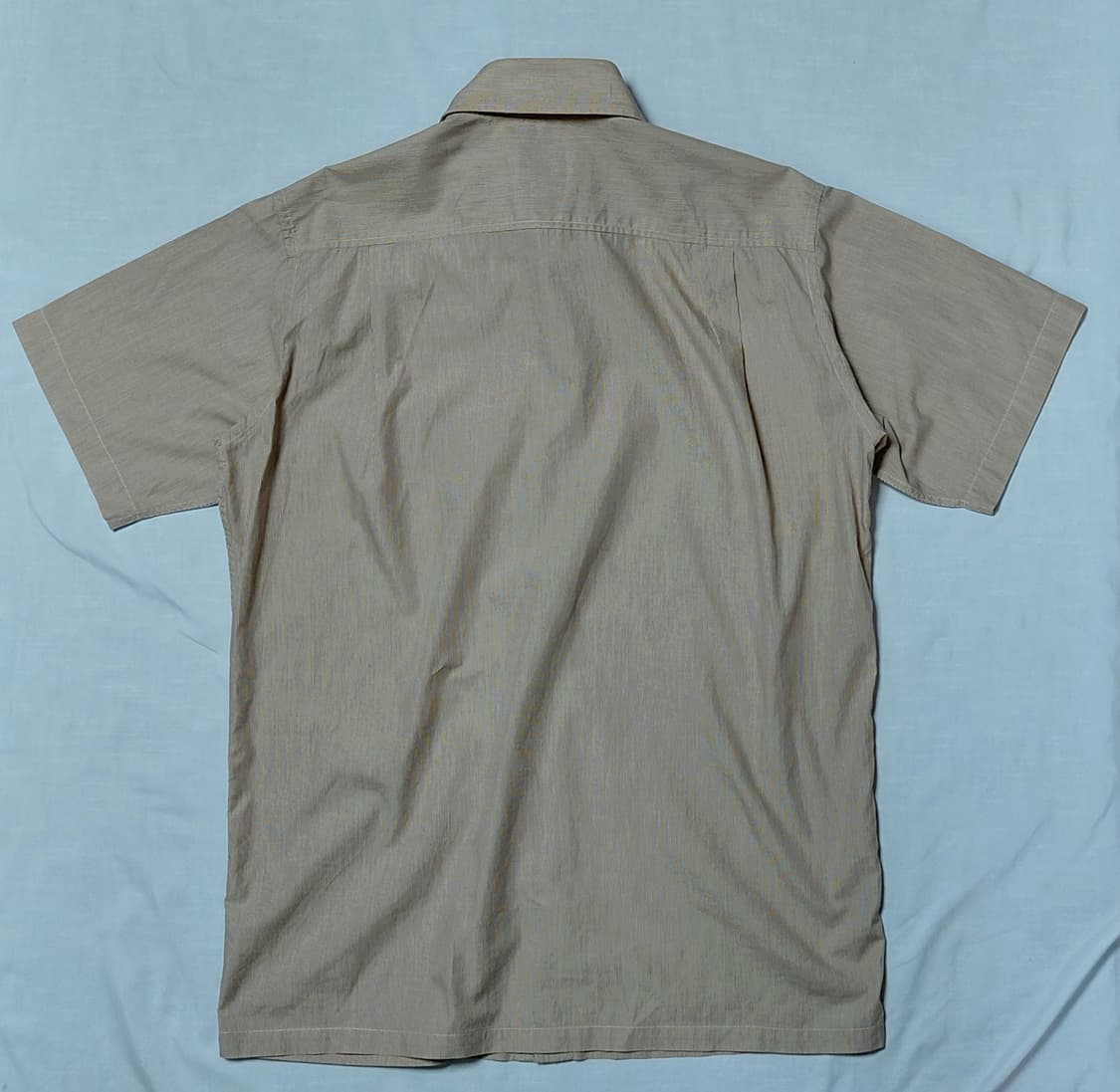 Hiroko Koshino - 스트라이프 코튼 반팔 셔츠 (L) 상품이미지6